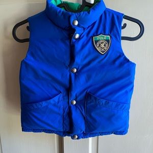 Ralph Lauren REVERSIBLE puffer vest!